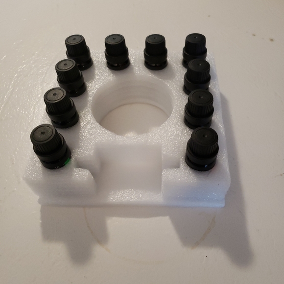 Woodgrain 500ml Aromatherapy Diffuser Plus 10 Essential Oils - Picture 6 of 7